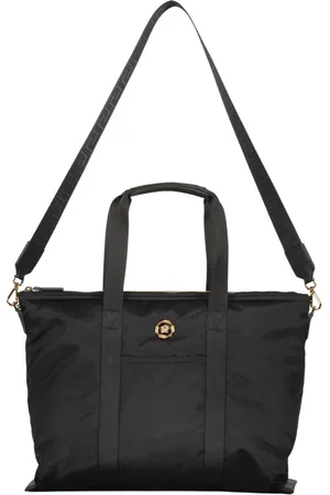 VERSACE Torebki, Kobieta, Czarny, ONE SIZE, Nylon, Elegancka Torba Nylonowa
