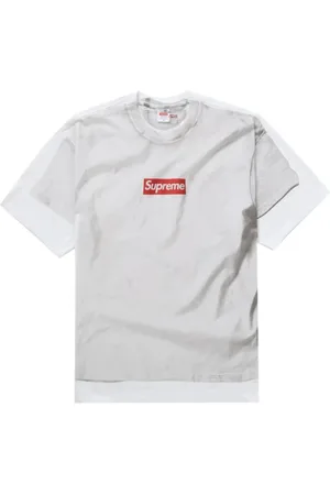 Supreme Koszulki, Mężczyzna, Biały, S, Biała koszulka z logo Box