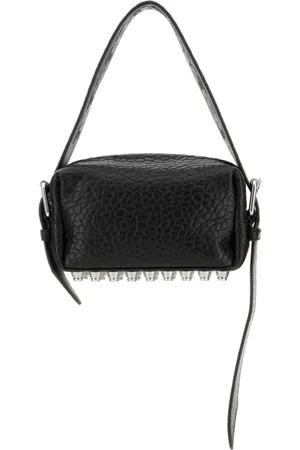 Alexander Wang Torebki, Kobieta, Czarny, ONE SIZE, Elegancka Czarna Skórzana Torba na Ramię