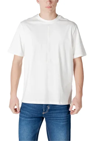 Antony Morato Koszulki, Mężczyzna, Biały, L, Klasyczny Bawełniany T-shirt dla Mężczyzn
