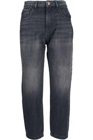 YES ZEE BY ESSENZA Jeansy, Kobieta, Czarny, W29, Czarne jeansy z wysokim stanem