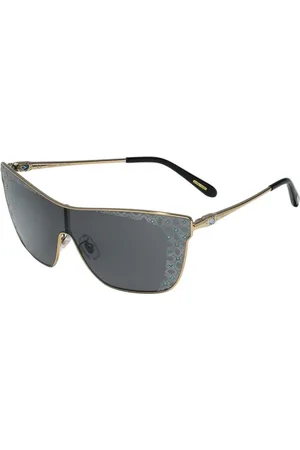Chopard Akcesoria, Kobieta, brązowy, ONE SIZE, Brązowe metalowe okulary przeciwsłoneczne dla kobiet