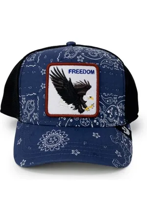 Goorin Bros. Akcesoria, Mężczyzna, Niebieski, ONE SIZE, Niebieska Czapka Trucker Cap Bandana