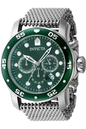 Invicta Akcesoria, Mężczyzna, Szary, ONE SIZE, Chronograf Zegarek Ze Stali Nierdzewnej Model