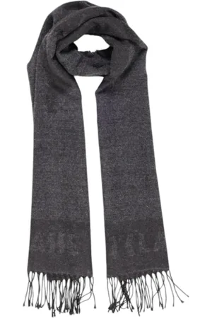 ALVIERO MARTINI 1A CLASSE Akcesoria, Kobieta, Czarny, ONE SIZE, Kaszmir, Elegancki Czarny Szal z Wełny