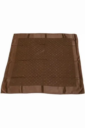 LOUIS VUITTON Pre-owned, Kobieta, brązowy, ONE SIZE, Pre-owned Silk scarves