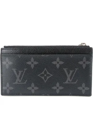 LOUIS VUITTON Pre-owned, Mężczyzna, Czarny, ONE SIZE, Pre-owned portfele płócienne