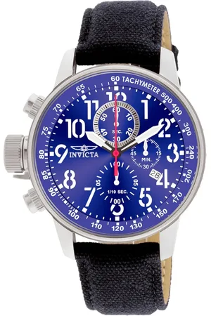 Invicta Akcesoria, Mężczyzna, Czarny, ONE SIZE, Pilot Chronograf Zegarek 28166 Model