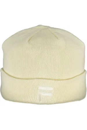 Fila Akcesoria, Mężczyzna, Biały, ONE SIZE, Biały Kapelusz z Poliestru z Haftem Logo