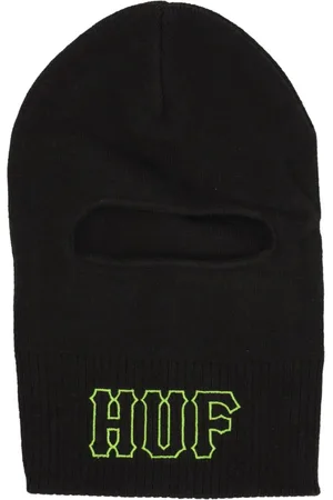 Huf Akcesoria, Mężczyzna, Czarny, ONE SIZE, Czarna Balaclava Vogel Konwertowalna Beanie