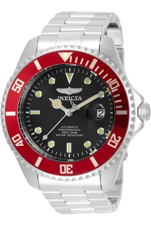 Invicta Akcesoria, Mężczyzna, Szary, ONE SIZE, Automatyczny Stalowy Zegarek Analogowy