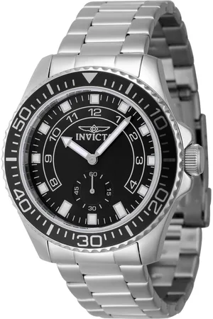 Invicta Akcesoria, Mężczyzna, Szary, ONE SIZE, Chronograf Zegarek Analogowy Multifunkcyjny Ze Stali Nierdzewnej