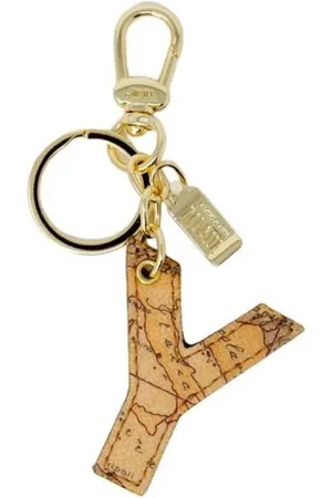 ALVIERO MARTINI 1A CLASSE Akcesoria, Kobieta, Beżowy, ONE SIZE, Brelok w stylu Geo Map