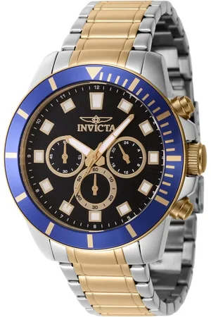 Invicta Akcesoria, Mężczyzna, Wielobarwność, ONE SIZE, Dwukolorowy chronografowy zegarek ze stali nierdzewnej