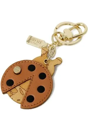 ALVIERO MARTINI 1A CLASSE Akcesoria, Kobieta, Beżowy, ONE SIZE, Beżowy Brelok Skórzany Damski Kolekcja Jesień/Zima