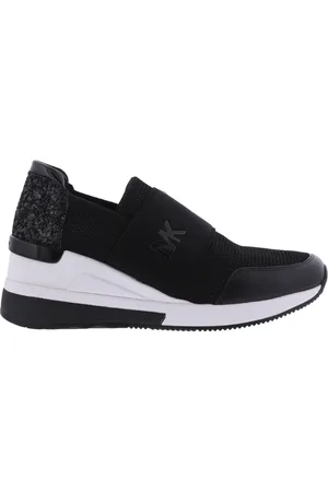 Michael Kors Buty, Kobieta, Czarny, 40 EU, Skóra, Stylowe Sneakersy