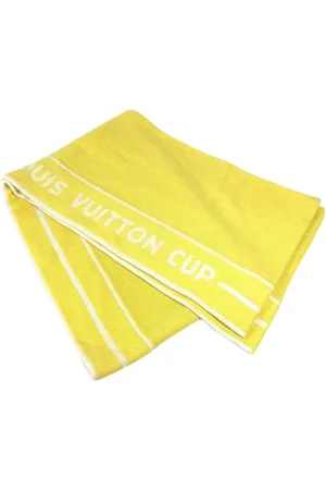 LOUIS VUITTON Pre-owned, Kobieta, Żółty, ONE SIZE, Bawełna, Pre-owned Cotton scarves