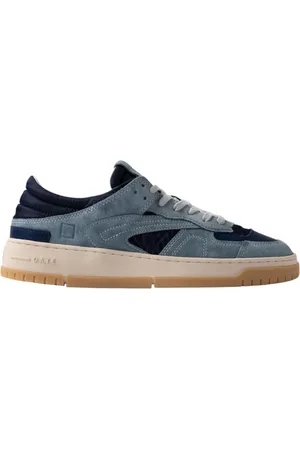 D.A.T.E. Buty, Mężczyzna, Niebieski, 40 EU, Nylon, Niebieskie Sneakersy Torneo Collar Mono