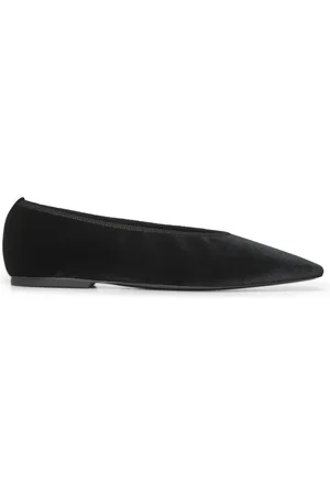 Totême Buty, Kobieta, Czarny, 36 EU, Czarne Skórzane Slip-Ony