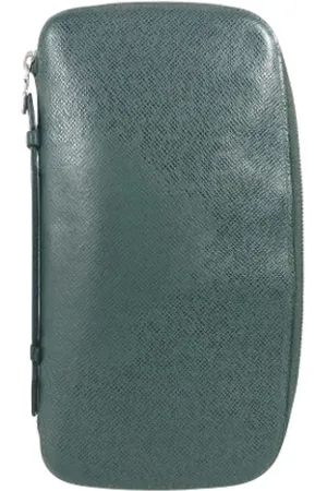 LOUIS VUITTON Pre-owned, Kobieta, Zielony, ONE SIZE, Skóra, Pre-owned skórzane portfele