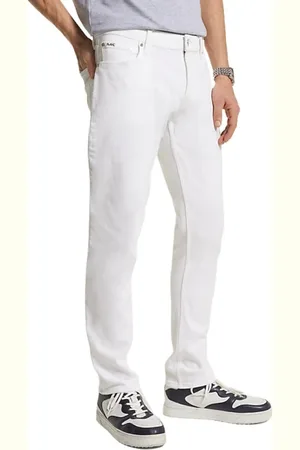 Michael Kors Spodnie, Mężczyzna, Biały, W33 L32, Bawełna, Jeansyy Slim Fit
