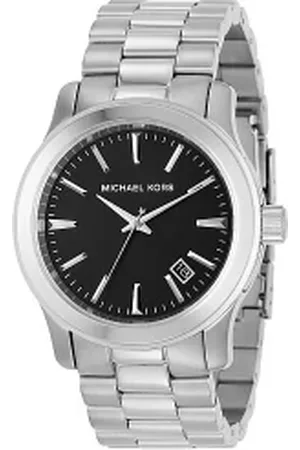 Michael Kors Akcesoria, Mężczyzna, Szary, ONE SIZE, Zegar kwarcowy analogowy