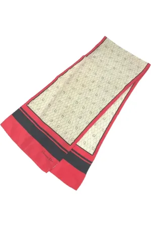 Dior Pre-owned, Kobieta, Beżowy, ONE SIZE, Pre-owned Silk scarves