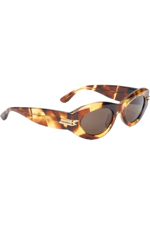 Bottega Veneta Akcesoria, Kobieta, Wielobarwność, ONE SIZE, Brązowe Okulary Przeciwsłoneczne Stylowe Ss 25