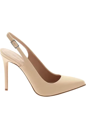 SERGIO LEVANTESI Buty, Kobieta, Beżowy, 40 EU, Czarne Slingback Buty na Obcasie