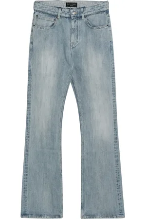 Balenciaga Jeansy, Kobieta, Niebieski, M, Denim, Regular Fit Jeansy