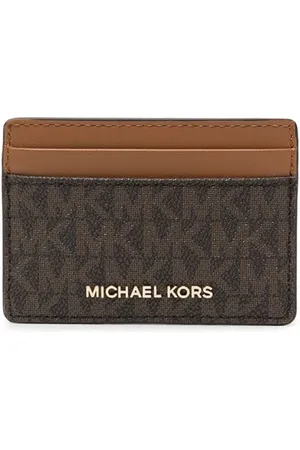 Michael Kors Akcesoria, Kobieta, brązowy, ONE SIZE, Poliester, Portfel na karty