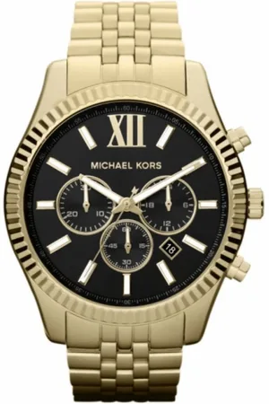 Michael Kors Akcesoria, Mężczyzna, Żółty, ONE SIZE, Zegar kwarcowy