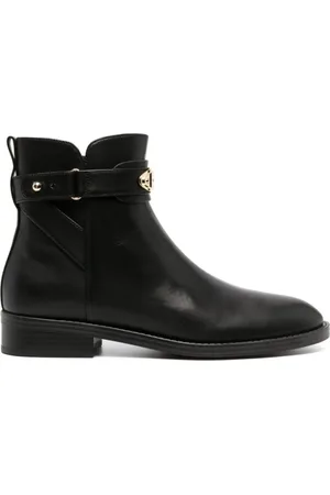 Michael Kors Buty, Kobieta, Czarny, 37 EU, Skóra, Czarne, płaskie botki Darcy