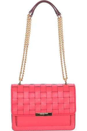 Michael Kors Torebki, Kobieta, Różowy, ONE SIZE, Poliester, Torebka na ramię z klapką i zapięciem magnetycznym