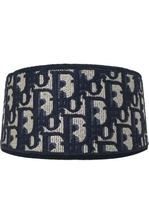Dior Pre-owned, Kobieta, Niebieski, ONE SIZE, Bawełna, Pre-owned Cotton hair-accessories