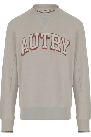 Autry Bluzy, Mężczyzna, Szary, L, Czerwony Sweter Melanżowy dla Mężczyzn