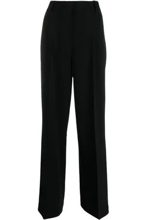 Michael Kors Spodnie, Kobieta, Czarny, 3XS, Czarne Szerokie Dżinsy - Styl Casual