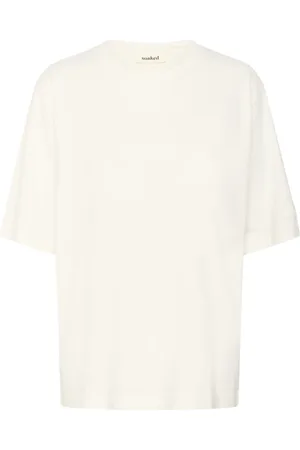Soaked in Luxury Koszulki, Kobieta, Biały, 2XL, Casual Tee Biały