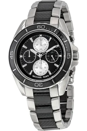 Michael Kors Akcesoria, Mężczyzna, Szary, ONE SIZE, Zegar Jet Master Box 43 mm