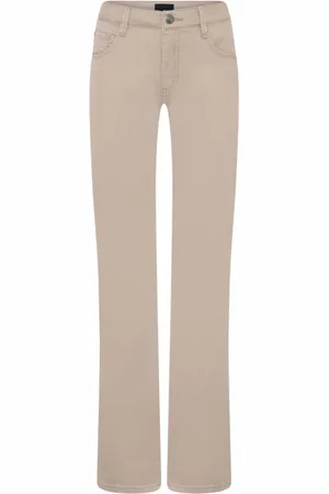 C.ro Jeansy, Kobieta, Beżowy, 4XL, Klasyczne Beżowe Spodnie Model Emma