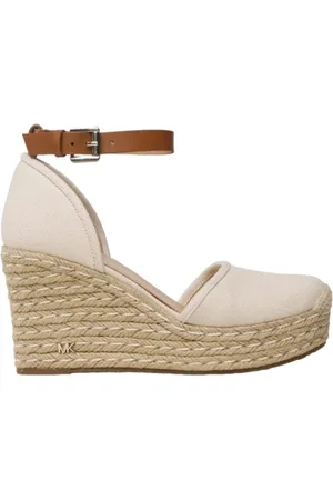 Michael Kors Buty, Kobieta, Beżowy, 39 EU, Skóra, Sandały klinowe Kendrick