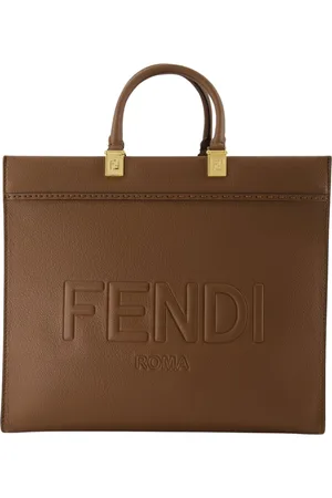 Fendi Torebki, Kobieta, brązowy, ONE SIZE, Torba z wysokiej jakości skóry z odpinanym paskiem