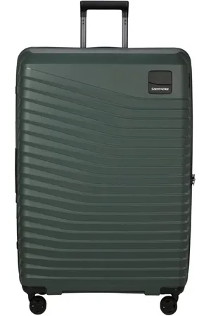 Samsonite Walizki, unisex, Zielony, ONE SIZE, Len, Rozkładany Trolley Intuo Lekki i Odporny na Zarysowania