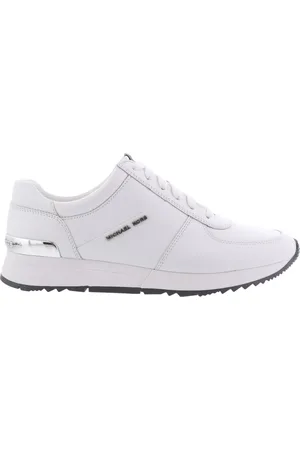Michael Kors Buty, Kobieta, Biały, 38 EU, Skóra, Allie Sneakersy Skórzane