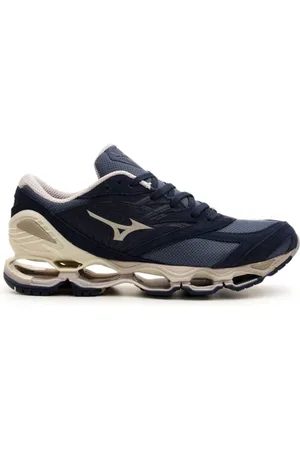 Mizuno Buty, Mężczyzna, Niebieski, 46 EU, Zamsz, Wave Prophecy 8 LS