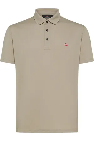 Peuterey Koszulki, Mężczyzna, Beżowy, 2XL, Bawełna, Polo z krótkim rękawem Mezzola 02