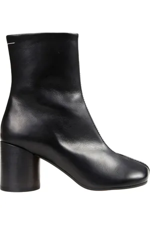 Maison Margiela Buty, Kobieta, Czarny, 36 EU, Skóra, Stylowe botki