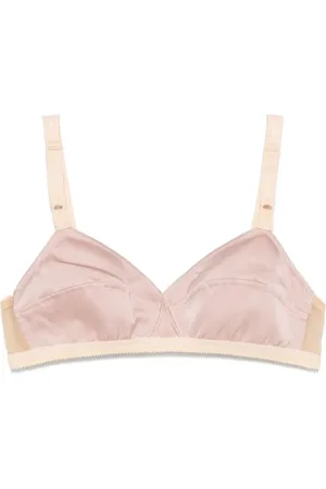 Nº21 Bielizna, Kobieta, Różowy, S, Bezprzewodowy Bralette z Koronką