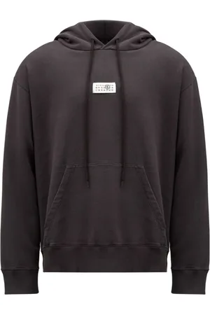 Maison Margiela Bluzy, Mężczyzna, Czarny, M, Bawełna, Bluza Nero