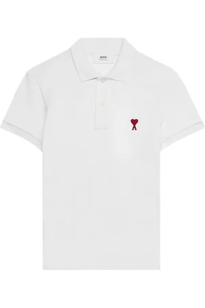 Ami Koszulki, Mężczyzna, Biały, M, Polo z sercem